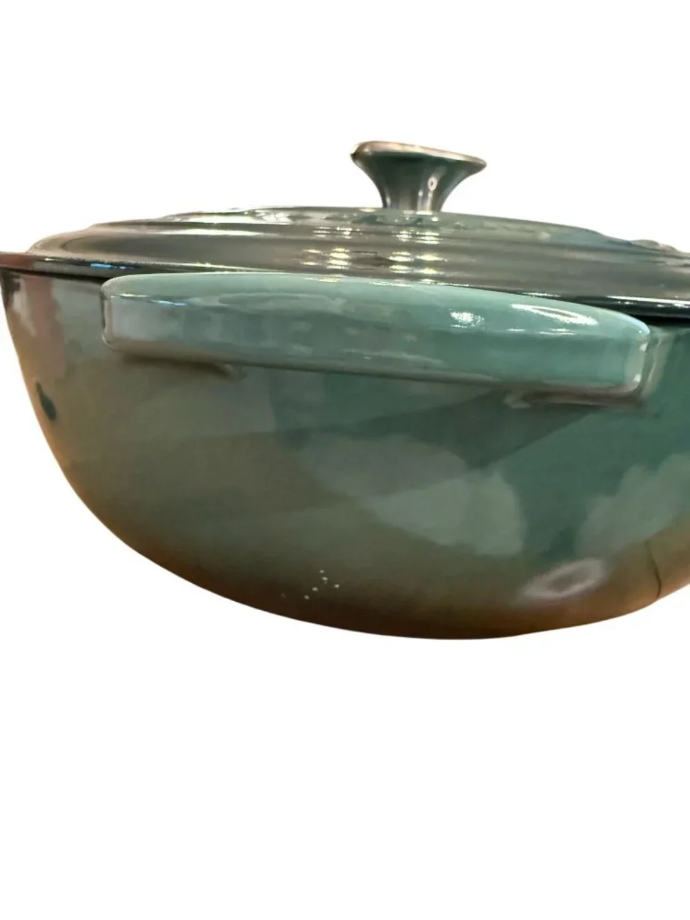 Le Creuset Enameled Cast Iron Braiser With Lid 7.5 Qt Green NWT